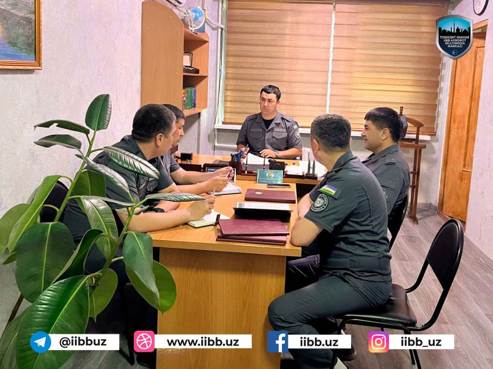 Ўзбекистон Республикаси ИИВ Академияси Магистратура тингловчилари Яккасарой тумани бўйича ...